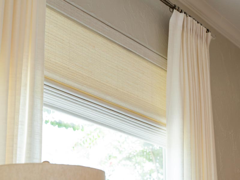 Northeast Houston Hunter Douglas Motorized Woven Shade with PowerView by the Valiant Co